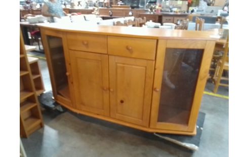 ENFILADE PIN 4 PORTES 2 TIROIRS