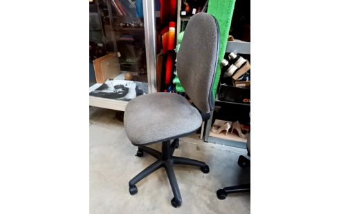 CHAISE DE BUREAU TISSU RÉGLABLE ROULETTES