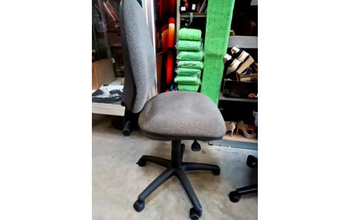 CHAISE DE BUREAU TISSU RÉGLABLE ROULETTES