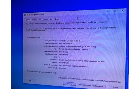 PC I7 / 64GO RAM / 1TO SSD / WIN 10 / UHD GRAPHICS