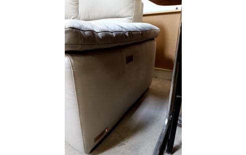 SALON D'ANGLE RELAX ÉLECTRIQUE CUIR P.SOFA