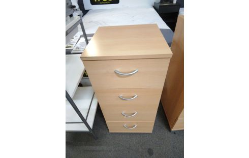 BLOC TIROIRS 4 TIROIRS TEINTE HETRE