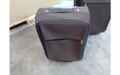 VALISE SOUPLE MARRON MM