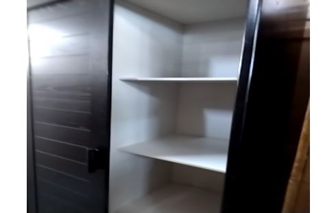 ARMOIRE 2 PORTES COULISSANTES NOIRE