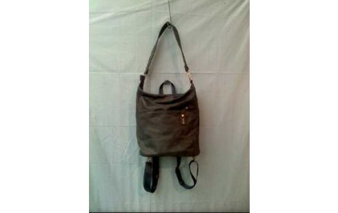 RUCKSACK BLAU LEDEROPT. <ZWEI>