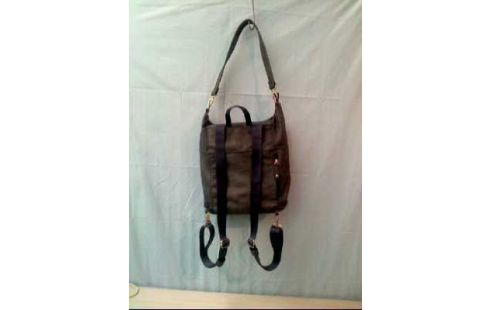 RUCKSACK BLAU LEDEROPT. <ZWEI>