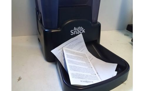 DISTRIBUTEUR DE CROQUETTES AUTO SNACK (AVEC NOTICE)