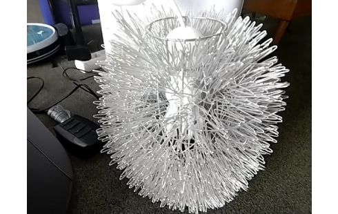 LUSTRE GRIS EFFET PIQUES