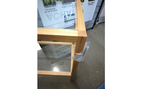 ETAGERE HUBSCH CHENE VERRE