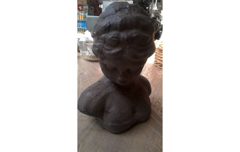 BUSTE VROUW AARDEWERK