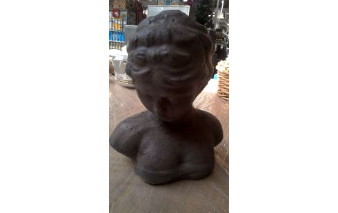 BUSTE VROUW AARDEWERK