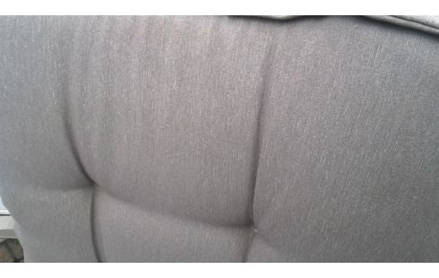 2 STOELEN TUIN WIT PVC BRUIN KUSSENS