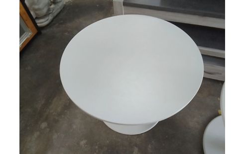 TABLE RONDE BLANCHE TBE L'UNITE