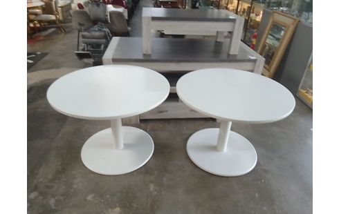 TABLE RONDE BLANCHE TBE L'UNITE