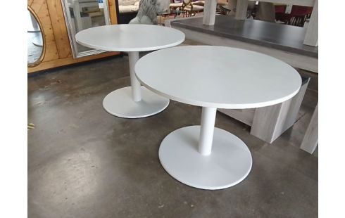 TABLE RONDE BLANCHE TBE L'UNITE