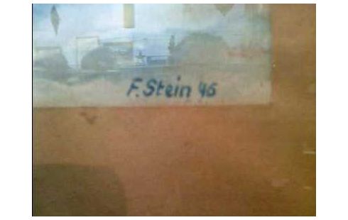 AQUARELL I.R. F. STEIN <FREIBURG VORM KRIEG>