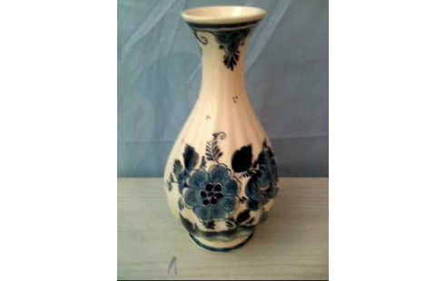 VASE PORZ. 2-ER SET <BLAU DELFT>