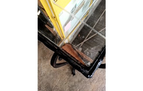 TABLE BASSE METAL / MIROIR