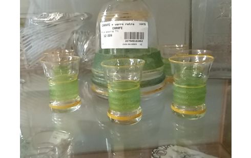 CARAFE + verre retro