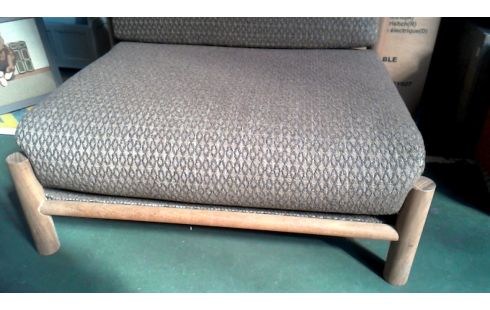 BUTACA., , MADERA TEJIDO PARDO