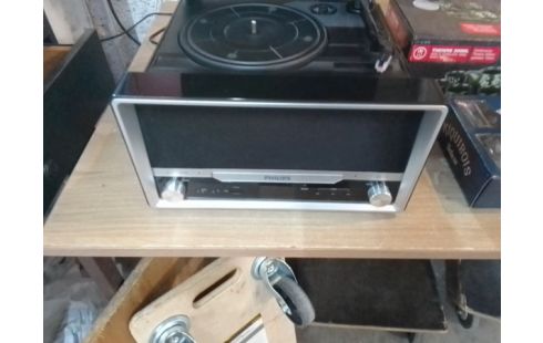 PLATINE VINYLE PHILIPS NOIR