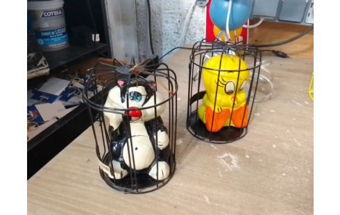 DECORATION TITI ET GROS MINET