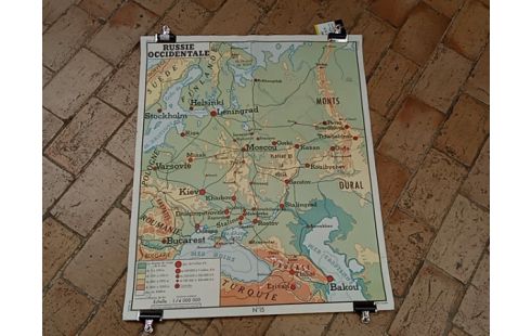 CARTE RUSSIE OCCIDENTALE