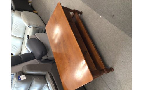 TABLE BASSE MERISIER 2 TIROIRS