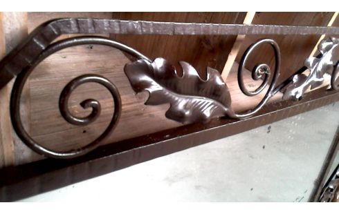 ESPEJO ART DECO HIERRO FORJA