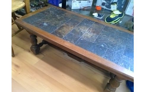 TABLE BASSE CARRELEE