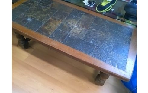 TABLE BASSE CARRELEE