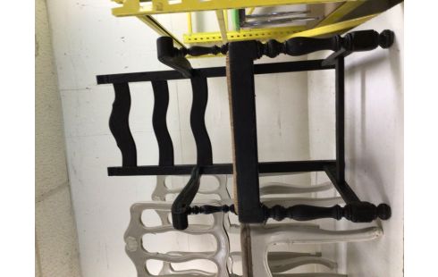 FAUTEUIL CHENE DECAPE PATINE NOIR