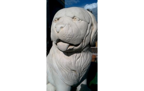 ESTATUA DE JARDÍN, , PERRO CEMENTO