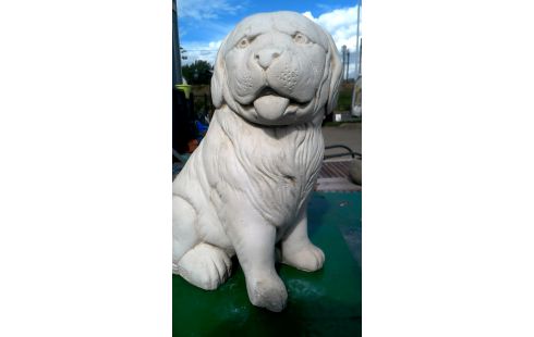 ESTATUA DE JARDÍN, , PERRO CEMENTO