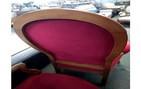 VOLTAIRE Velours rouge