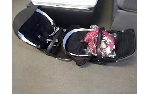 POUSSETTE DOUBLE RED CASTLE