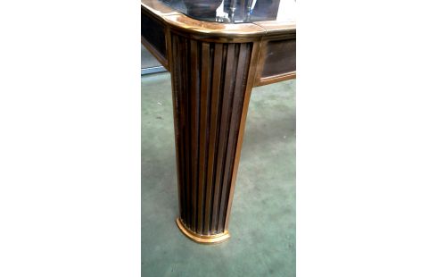 WOHNZIMMERTISCH 1 IM VINTAGE-STIL BRONZE EIS