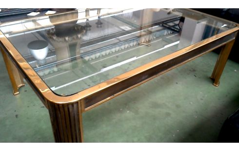 WOHNZIMMERTISCH 1 IM VINTAGE-STIL BRONZE EIS