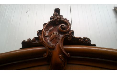 ROPERO VETA DE CAOBA ESTILO LUIS XV 2 PUERTAS / 2 CAJONES