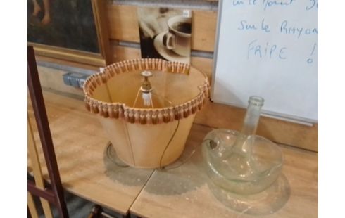 LAMPE DESIGN TYPE CARAFE VERRE EN L'ETAT E