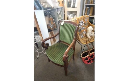 FAUTEUIL VELOURS  VERT
