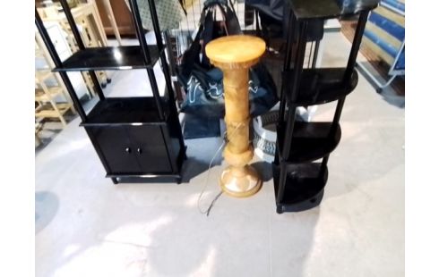 COLONNE LAMPE EN PIERRE