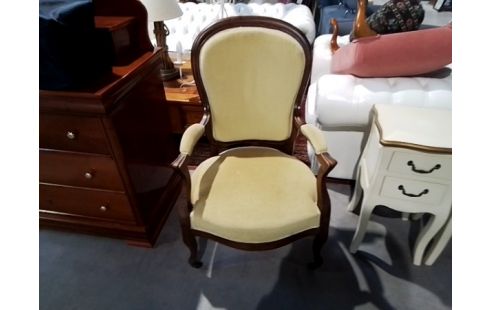 FAUTEUIL VOLTAIRE MOUTARDE