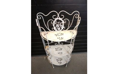 ETAGERE METAL ARRONDIE