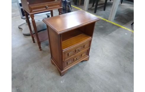 MEUBLE D'APPOINT 2 TIROIRS BOIS