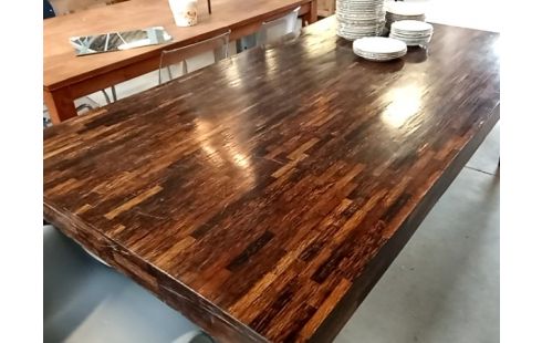 TABLE bois exotique multicolor  115/220
