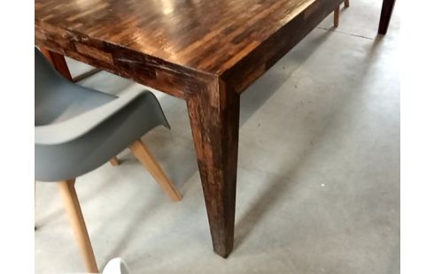 TABLE bois exotique multicolor  115/220