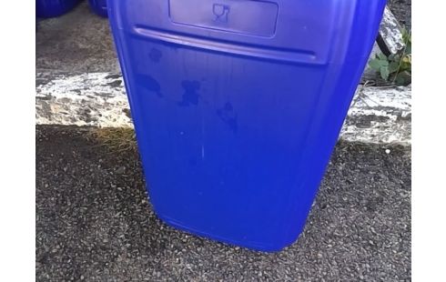 BIDON 25L BLEU PLASTIQUE ALIMENTAIRE