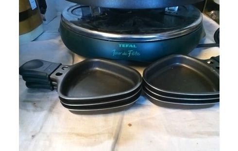 APPAREIL A RACLETTE TEFAL (AVEC 6 COUPELLES)