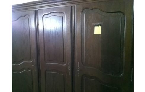 ARMOIRE 3P AVEC PENDERIE DOUBLE